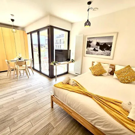 Urban Light Opening Onto A Terrace Luxembourg